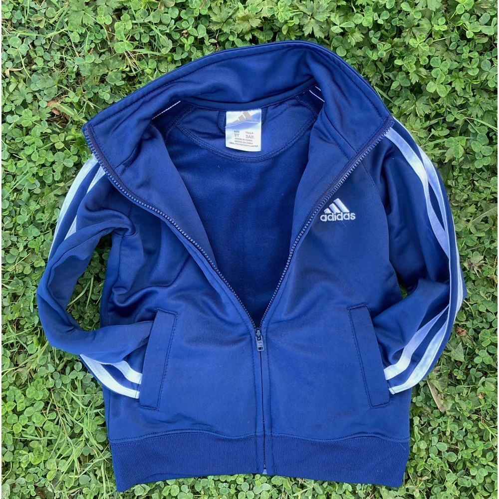Adidas Navy Blue Track Jacket Kids 3T